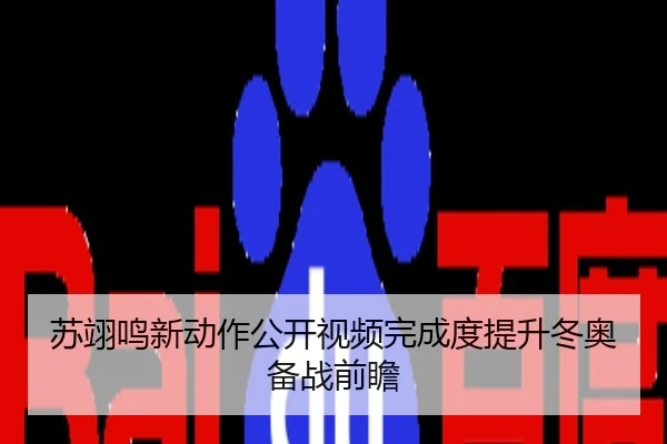 苏翊鸣新动作公开视频完成度提升冬奥备战前瞻